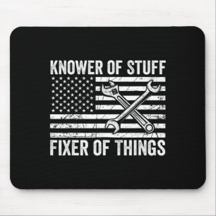 Kenner von Sachen Reparierer von Dingen Männer Mec Mousepad