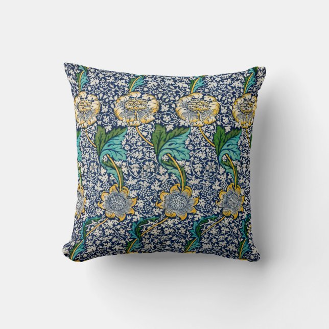 Kennet-Muster (von William Morris) Kissen (Vorderseite)