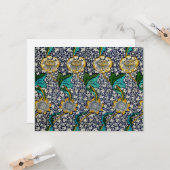 Kennet, Muster von William Morris (Version 2) Karte (Vorderseite/Rückseite Beispiel)