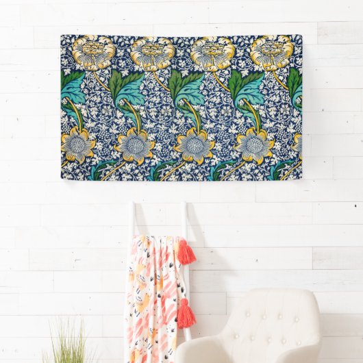 Kennet Pattern (von William Morris) Banner (Insitu)