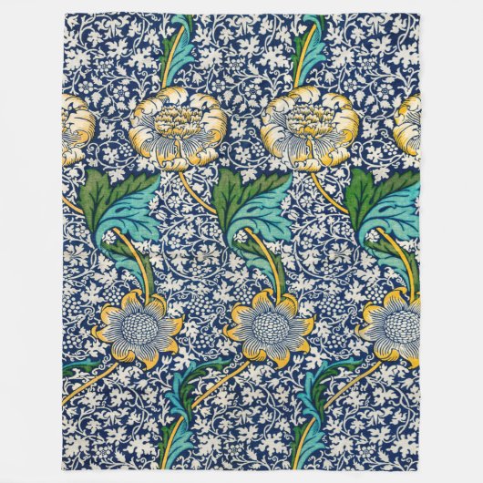 Kennet Pattern (von William Morris) Fleecedecke (Vorderseite)