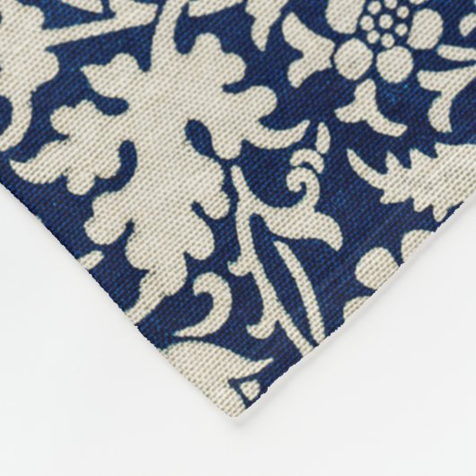 Kennet Pattern (von William Morris) Fleecedecke (Ecke)