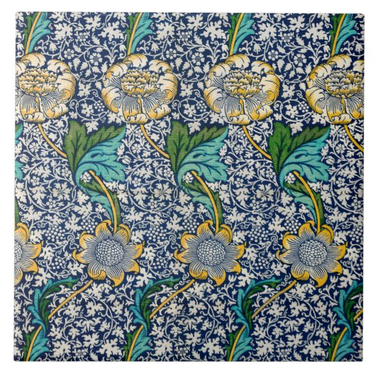 Kennet Pattern (von William Morris) Fliese (Vorderseite)
