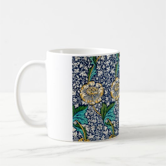 Kennet Pattern (von William Morris) Kaffeetasse (Links)