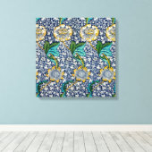 Kennet Pattern (von William Morris) Leinwanddruck (Insitu (Holzboden))