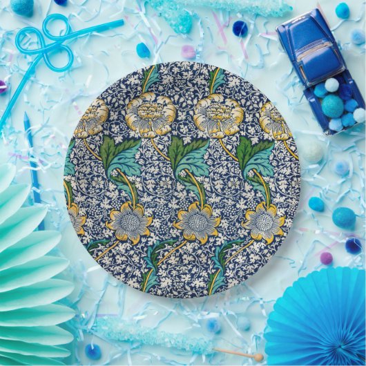 Kennet Pattern (von William Morris) Pappteller (Party)