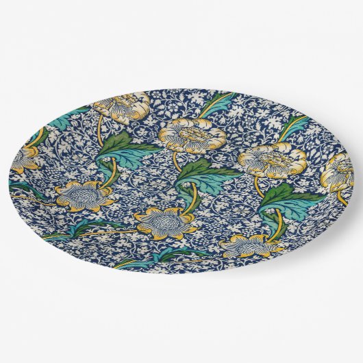 Kennet Pattern (von William Morris) Pappteller (Schrägansicht)