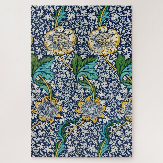 Kennet Pattern (von William Morris) Puzzle (Vertikal)