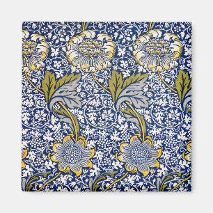 Kennet von William Morris, Vintage Textilkunst Magnet