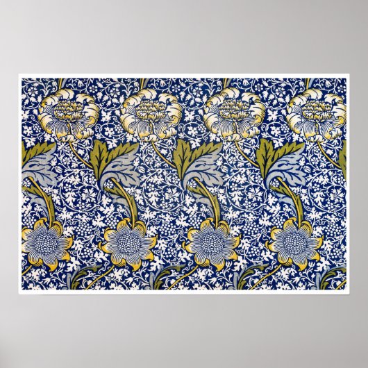 Kennet von William Morris, Vintage Textilkunst Poster (Vorne)
