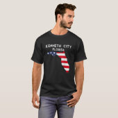 Kenneth City Florida USA State America Travel Flor T-Shirt (Vorne ganz)