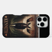 Kenneths Wald-Elch iPhone Hülle (Rückseite (Horizontal))