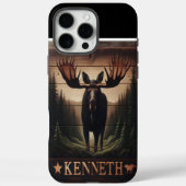 Kenneth's Woodland Moose Case-Mate iPhone Hülle (Rückseite)