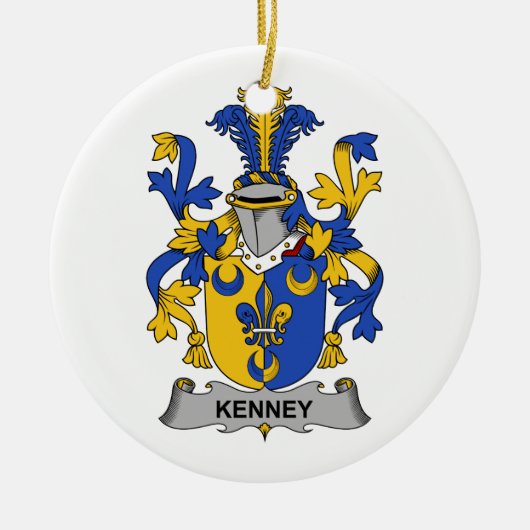Kenney Familienwappen Keramikornament (Vorne)