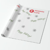Kennies Cafes Weihnachtswrapping Paper Geschenkpapier (Ungerollt)