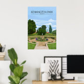 Kennington Park London Reiseposter Poster (Heimbüro)