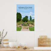 Kennington Park London Reiseposter Poster (Küche)