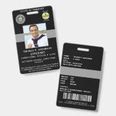 Kennnummer des Beruflichen Logos des Fotos für den Ausweis (Vorder- & Rückseite)