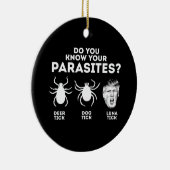 KENNST DU DEINE PARASITEN? KERAMIK ORNAMENT (Rechts)