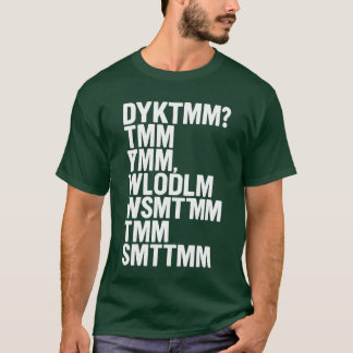 Kennst du den Muffin Man DYKTMM Funny Nostalgie? T-Shirt
