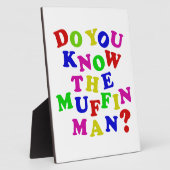 Kennst du den Muffin Man? Fotoplatte (Seite)