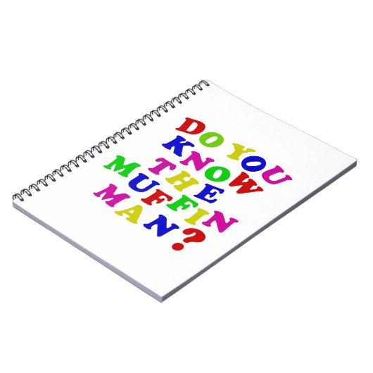 Kennst du den Muffin Man? Notizblock (Linke Seite)