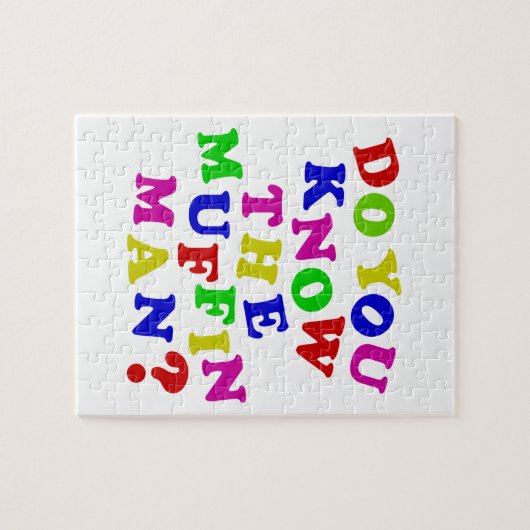 Kennst du den Muffin Man? Puzzle (Horizontal)