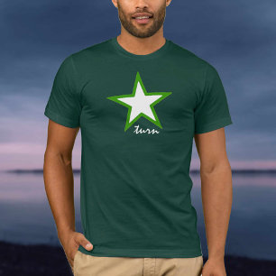 Kennst du eine Star Turn? Großer Stern auf T-Shirt