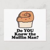 Kennt den Muffin Postkarte (Vorderseite)