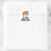 Kennt den Muffin Runder Aufkleber (Tasche)