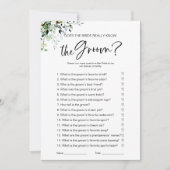 Kennt die Braut wirklich das Game? Einladung (Vorderseite)