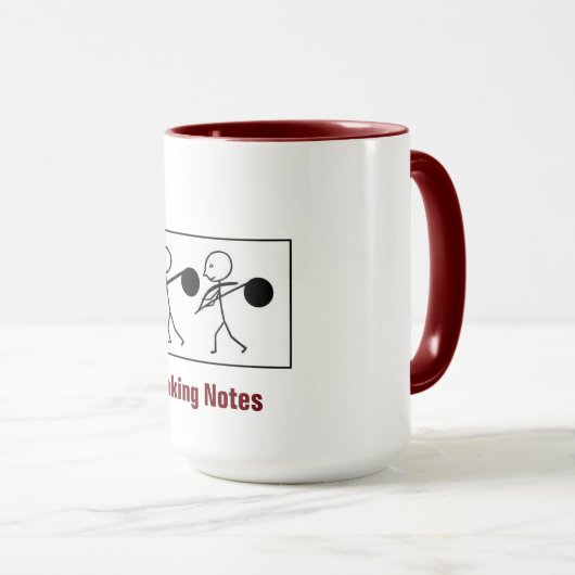 Kenntnis nehmend von Tasse (VorderseiteRechts)