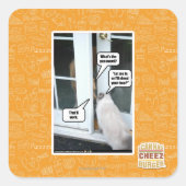 Kennwort bitte quadratischer aufkleber (Vorderseite)