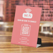 Kennwort für das QR-Netzwerk des kostenlosen WiFi- Sockelschild