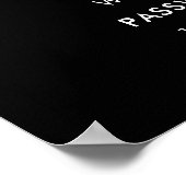 Kennwort für den Wifi-QR-Code | Scan zum Verbinden Poster (Ecke)