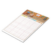 Kennwort-Protokoll Notizblock (angewinkelt)