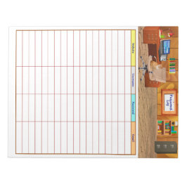 Kennwort-Protokoll Notizblock