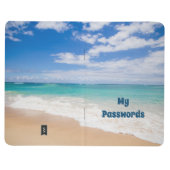 Kennwortbuch für den Strand Taschennotizbuch (Vorderseite)