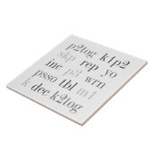 KENNWORTE 6x6 Keramik Tile Fliese (Seite)