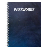 Kennwörter Organisation Notizblock (Vorderseite)