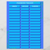 Kennwortspassetablett (Rückseite)
