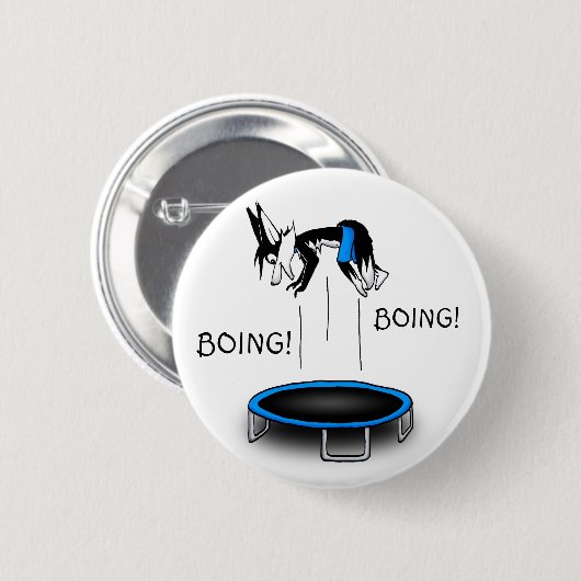 Kenny auf Trampoline Button (Vorne & Hinten)