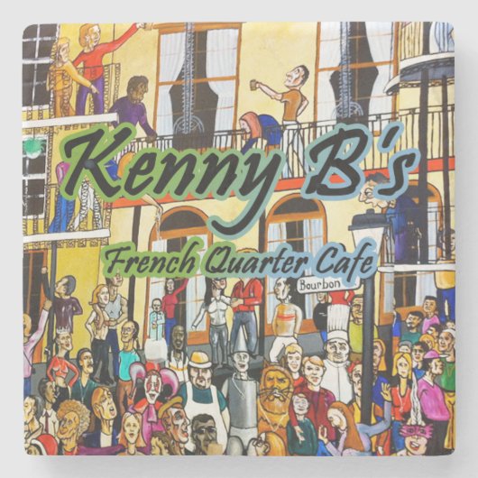Kenny B's Cajun Seafood Hütte, Hilton Head Island Steinuntersetzer (Vorderseite)
