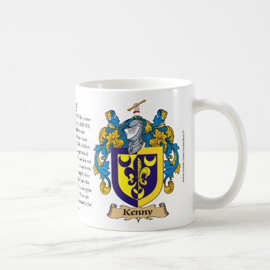 Kenny-Familien-Wappen Kaffeetasse (Rechts)