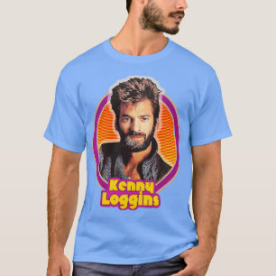 Kenny Loggins 80er Aesthetic Fan Art Design T-Shirt