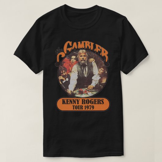 Kenny Rogers T-ShirtThe Gambler T-Shirt (Design vorne)