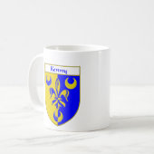 Kenny-Wappen/Familienwappen Kaffeetasse (Vorderseite Links)