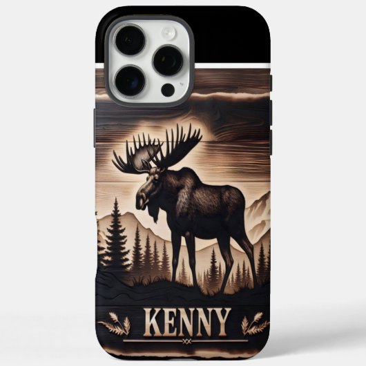 Kenny's Elch-Brennende Case-Mate iPhone Hülle (Rückseite)