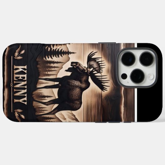 Kenny's Elch-Brennende Case-Mate iPhone Hülle (Rückseite (Horizontal))