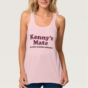 Kennys Kamerad-Rosa-Blumenmuster-Behälter Tank Top